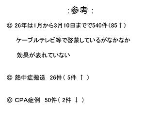 平成25年救急現況